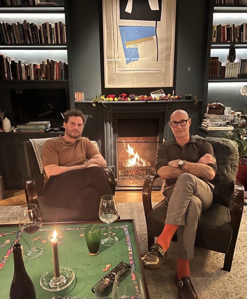 NEW: #JamieDornan just posted on Instagram! 

“Dotting i’s and crossing T’s. Happy new year. 2023 will be pure class. <a href="/awarnermusic/">Andrew Warner</a> <a href="/stanleytucci/">Carlos Roberto Baler</a> <a href="/felicityblunt/">Felicity Blunt</a>”