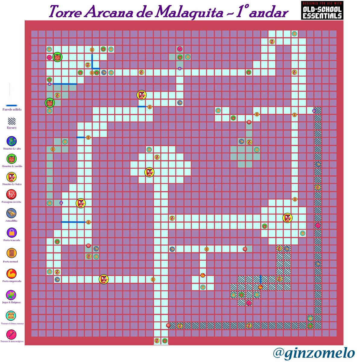 ginzomelo's tweet image. Fazendo mapinhas pra OSE
#OSE #RPG #rpgmaps #maps #OSR #DnD