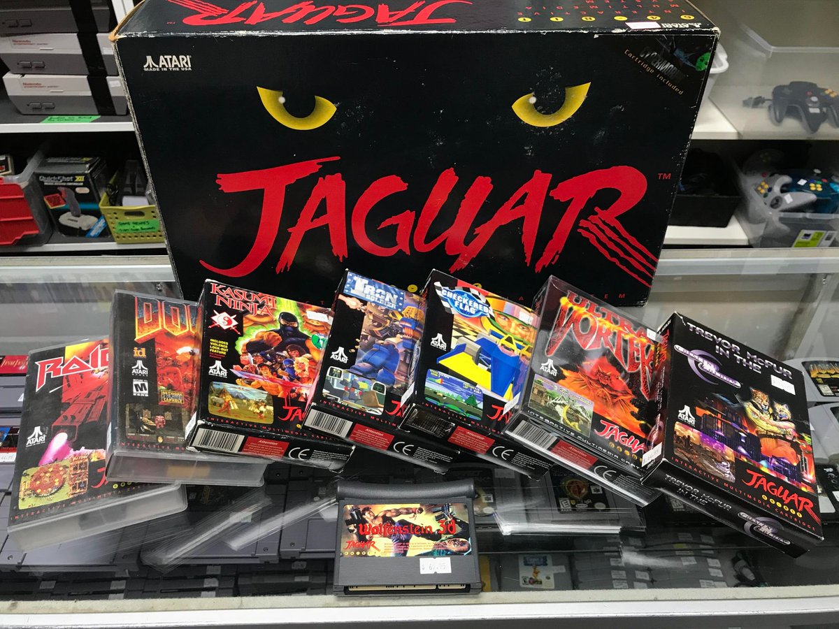 Tonight on Channel 3... Via RF to VCR pass-through...

ATARI JAGUAR! My first time going hands-on :)