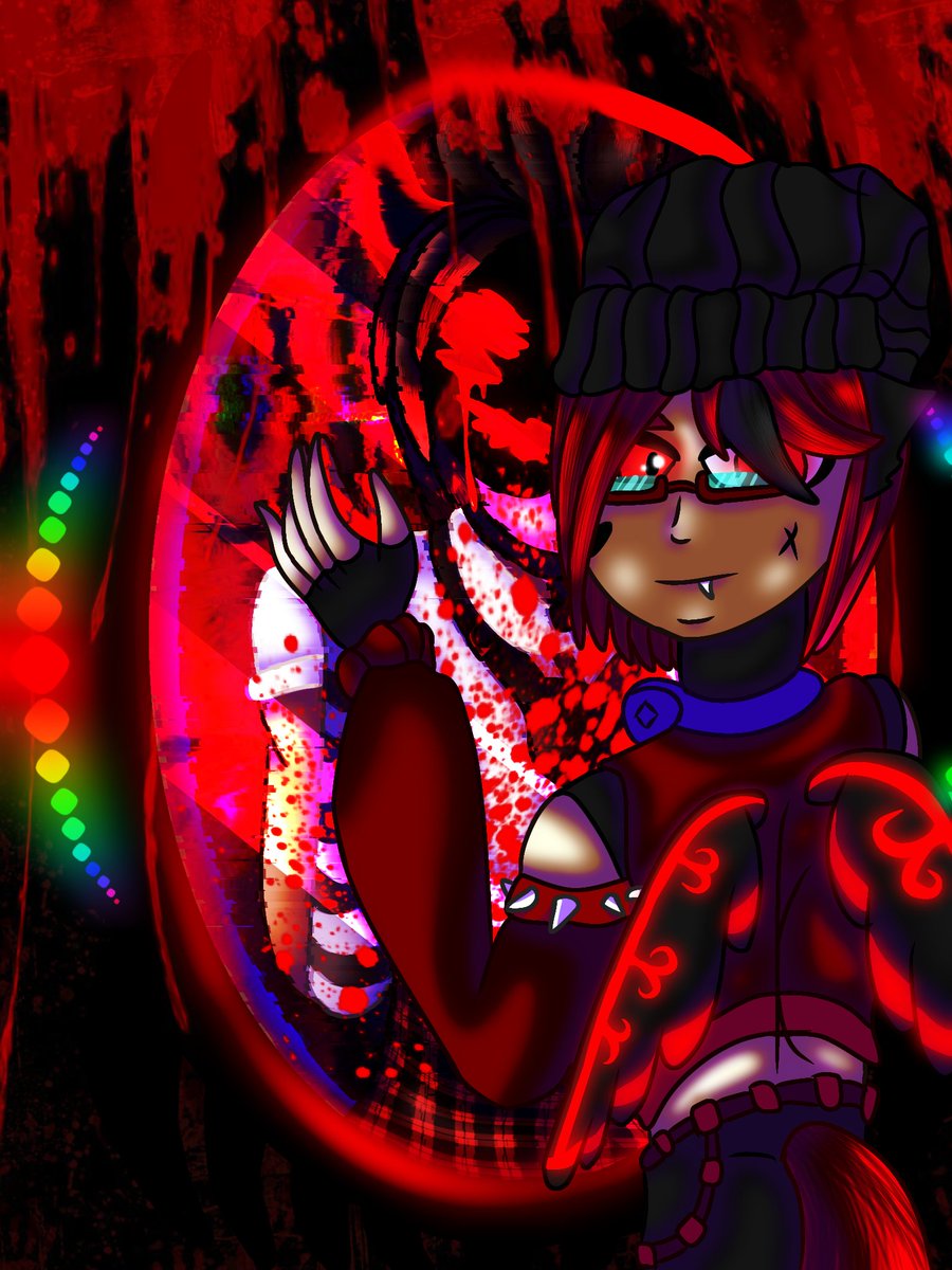 YoungleBlooWolf's tweet image. My new profile pictures 

#horrorart #mirrorreflection #hunted #darkside #shadow #cursedmirror #NewProfilePic