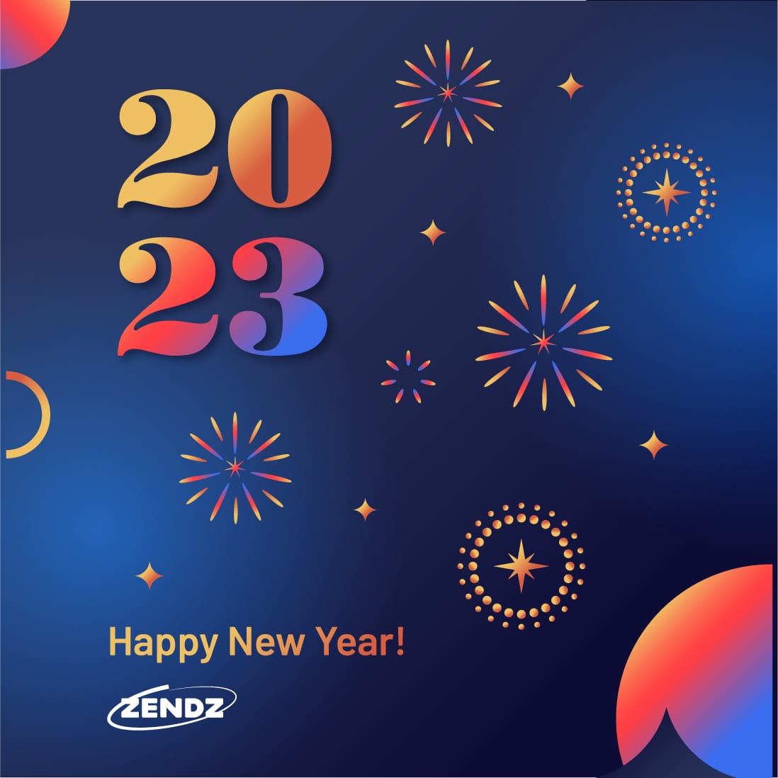 Happy new year 2023 keep healthy and profitable. 
. 
. 
#happynewyear #newyear #tahunbaru #zendz #fintech #paymentsystem
