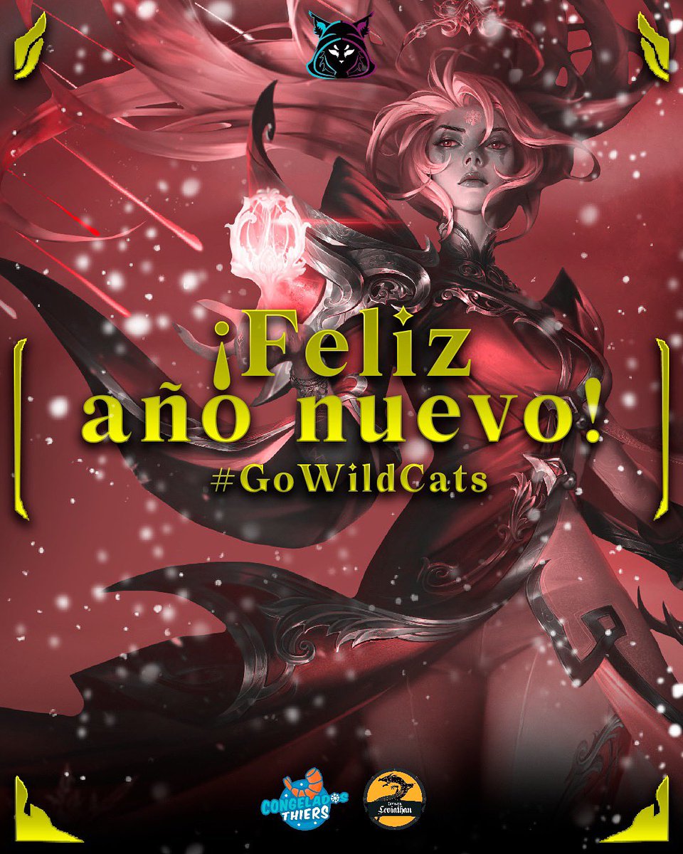 WildCats_Gaming's tweet photo. Feliz año nuevo 2023! Nos esforzaremos y vamos a dar lo mejor de nosotras este año!
Pásenlo bien y celebren con cuidado y responsablemente! #gowdc https://t.co/ceDPFp8iXc