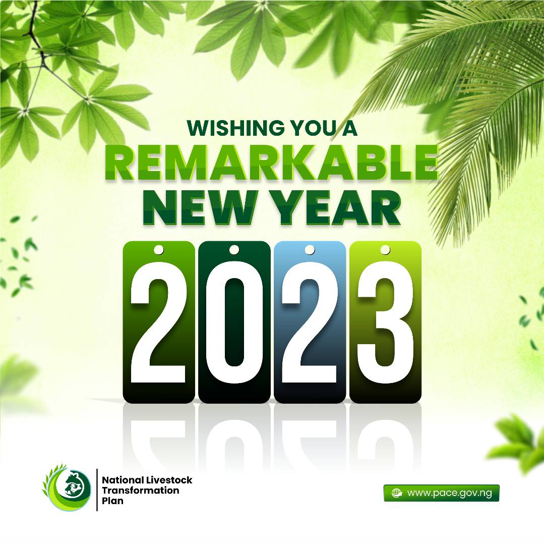 NLTP_NG's tweet photo. Wishing you a joyful and remarkable new year. 

#NationalLivestockTransformationPla  #NLTP https://t.co/O1HY3pZ6Ol