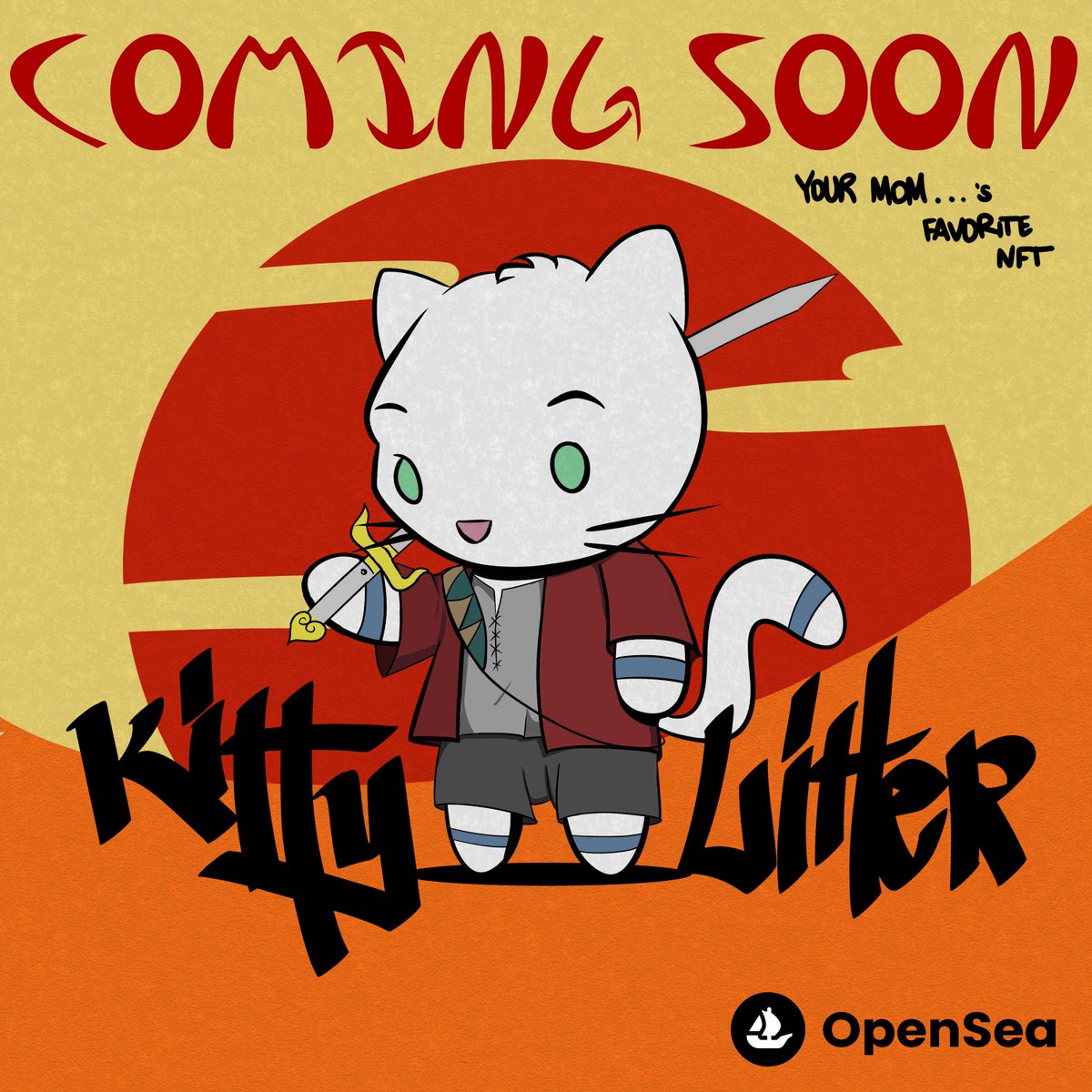 We're just kidding about your mom, but hey, we're not about this gem. Stay tuned for #KittyLitterNFT

#nft #nfts #NFTshill #NFTartist #nftart #nftart #opensea #NFTProject  #nftsales #NFTCommunity