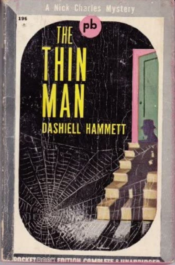 #TheThinMan paperback book cover #TCMParty