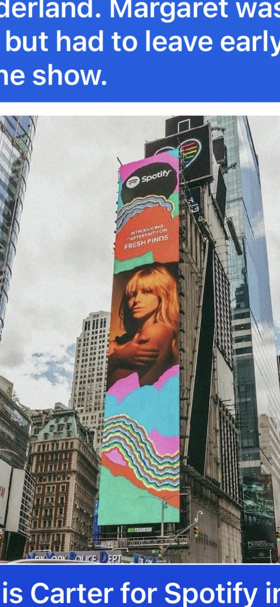 All respect &amp; congrats on a magical 22 to unstoppable supertalented <a href="/MagValentine/">Margaret Valentine</a> &amp; rising superstar <a href="/carterxfaith/">Carter Faith</a> tdy.es/sjGUW playing <a href="/opry/">Grand Ole Opry</a> <a href="/TimesSquareNYC/">Times Square</a> <a href="/Spotify/">Spotify</a> <a href="/theryman/">Ryman Auditorium</a> &amp; NYE debut on @SXMTheHighway…Keep takin names &amp; no BS in 23 U are both truly “anthemic”