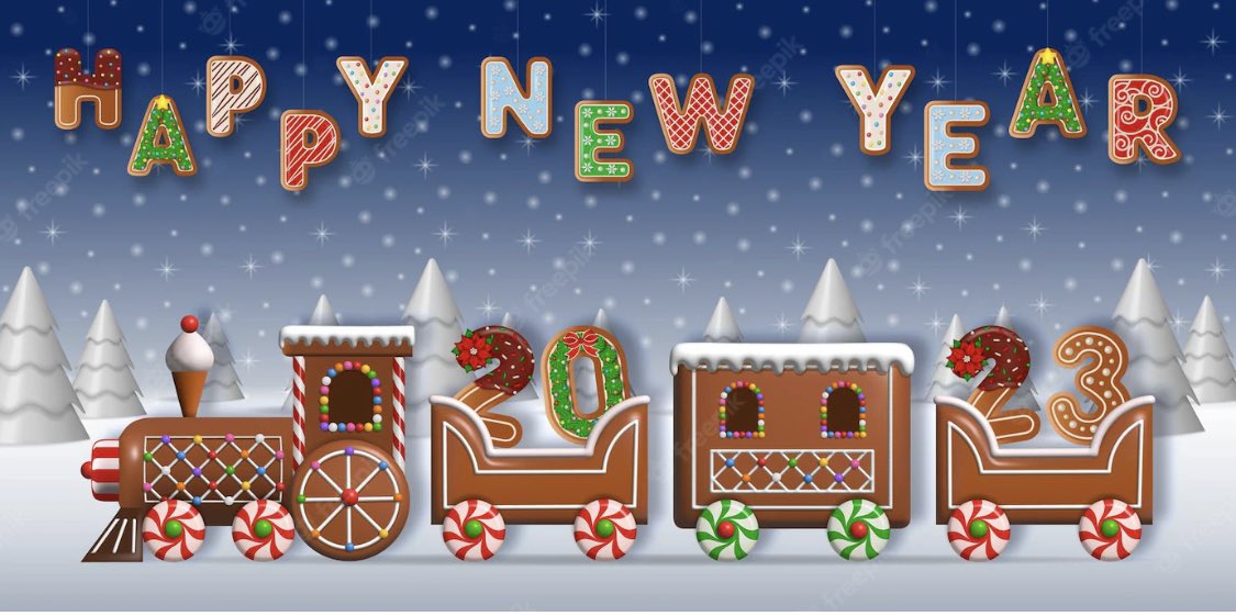 Happy New Year from The Train Quest Party Rental Company 🚂💨 2023🎉 #HappyNewYear
