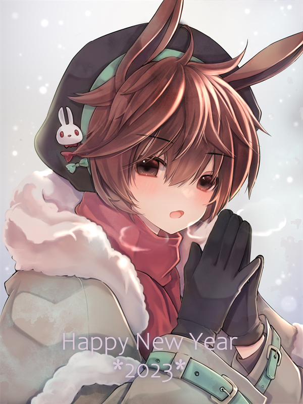 「明けましておめでとうございます!! 今年もよろしくお願いします #HappyNe」|tokoのイラスト