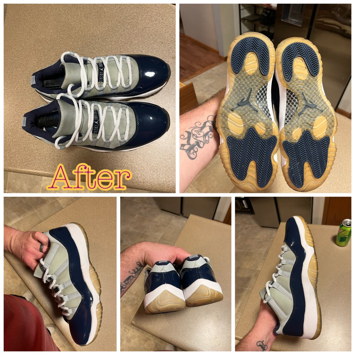 NoSlack06's tweet image. A couple more retro pairs cleaned up today. They just needed a little TLC to get them looking great. There’s just something about a fresh pair of kicks!
#SNKRS #Cleankicks #wearyourshoes #sneakerhead #SecondChanceKicks #Dustinoffkicks