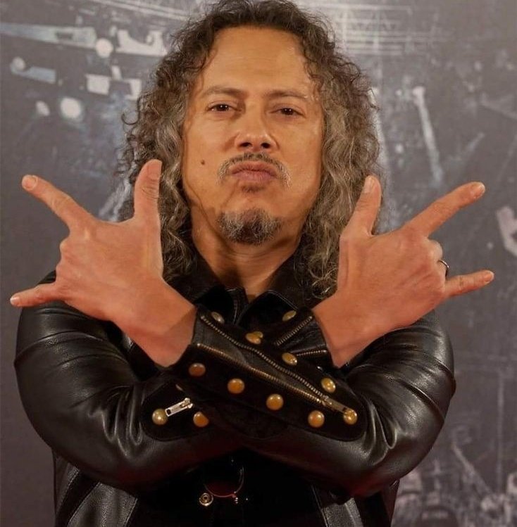 luxaeternna's tweet photo. HAPPY NEW YEAR!!! #NewYear #2023NewYear #KirkHammett #Metallica #Metal https://t.co/P7QsWzSgiH