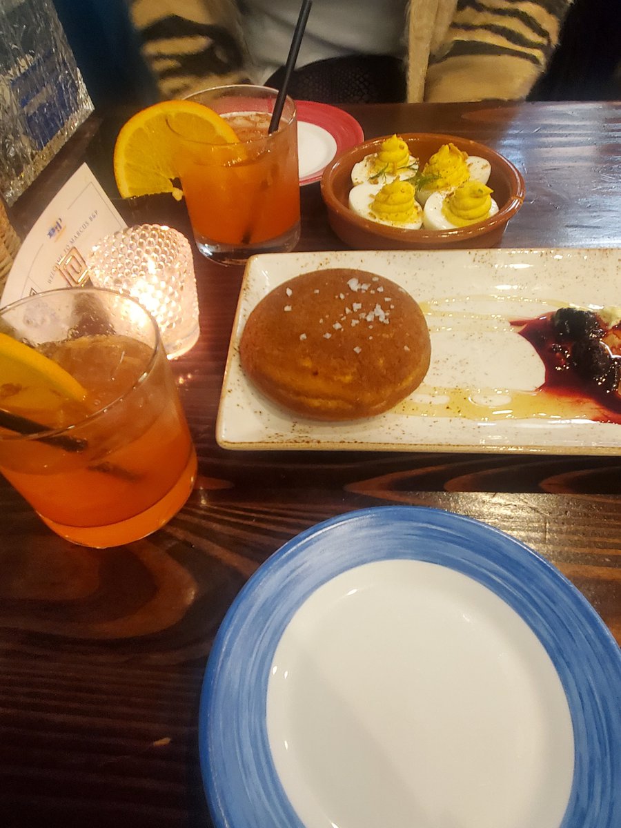 Caviar on Chicken &amp; Waffles from  <a href="/MarcusBPNewark/">Marcus B&P Newark</a> Omg! #HappyNewYear2023