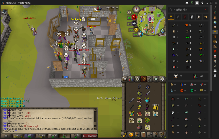 OsrsTuf's tweet photo. Ended 2022 with some bankloot for the boys after crushing vitality for an hour till their alliance showed up. Summer of TUF. - https://t.co/XqAjDUa87n to apply. https://t.co/QQ7U8pkkEO