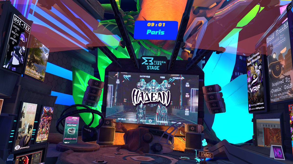 AndyFidel_'s tweet photo. It's the new year! What better time to explore & get playful โจ Love our community spaces in #socialVR! And how #VRChatSquare became a yearly tradition in the metaverse tour. #VRCNYE2023 https://t.co/cEz1AfolFp