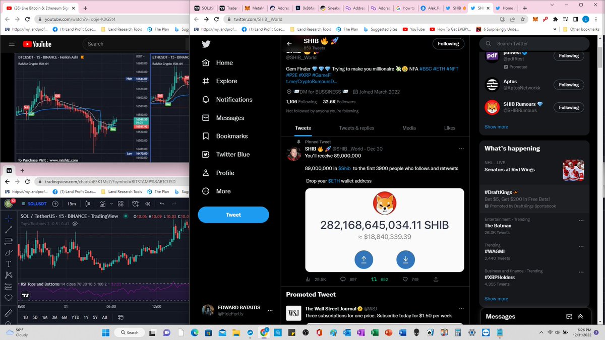 FideFortis's tweet photo. @SHIB__World 0x677772cCC639303838bBa0Cfc2C49A4e21eB54DE
Doubt Ill get domething but I did what you asked, I hate being this despirate... https://t.co/crWHNdIx5p