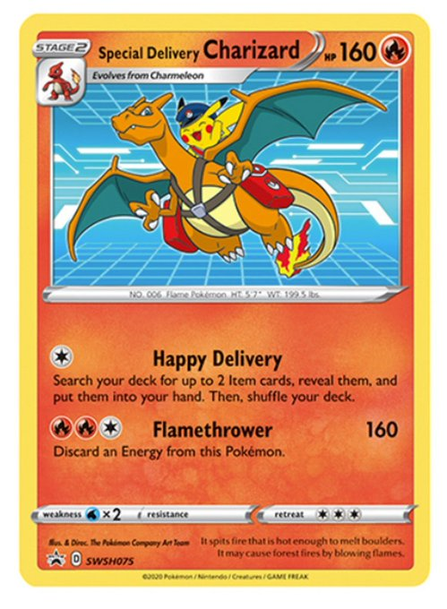 🔥SPECIAL DELIVERY CHARIZARD GIVEAWAY🔥

With less than 6 hours to redeem codes on Pokémon Center, I'd like to give some away to celebrate the New Year❤️

To Enter:

✅Follow <a href="/PokemonDealsTCG/">Pokemon Deals, Alerts & News!</a>!
✅Like + Retweet!
🍀Optional: Share 1 chase card for 2023!

#Pokemon #Giveaway #NewYear