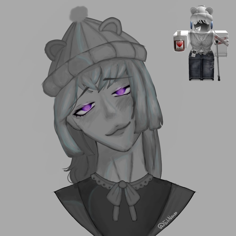 EliNaxen's tweet photo. @Panose_wl Would be this, idk what happened lol. Mid way doing the sketch, passed out and this happened. It's a gift for a friend btw https://t.co/edbVFp4Z4A