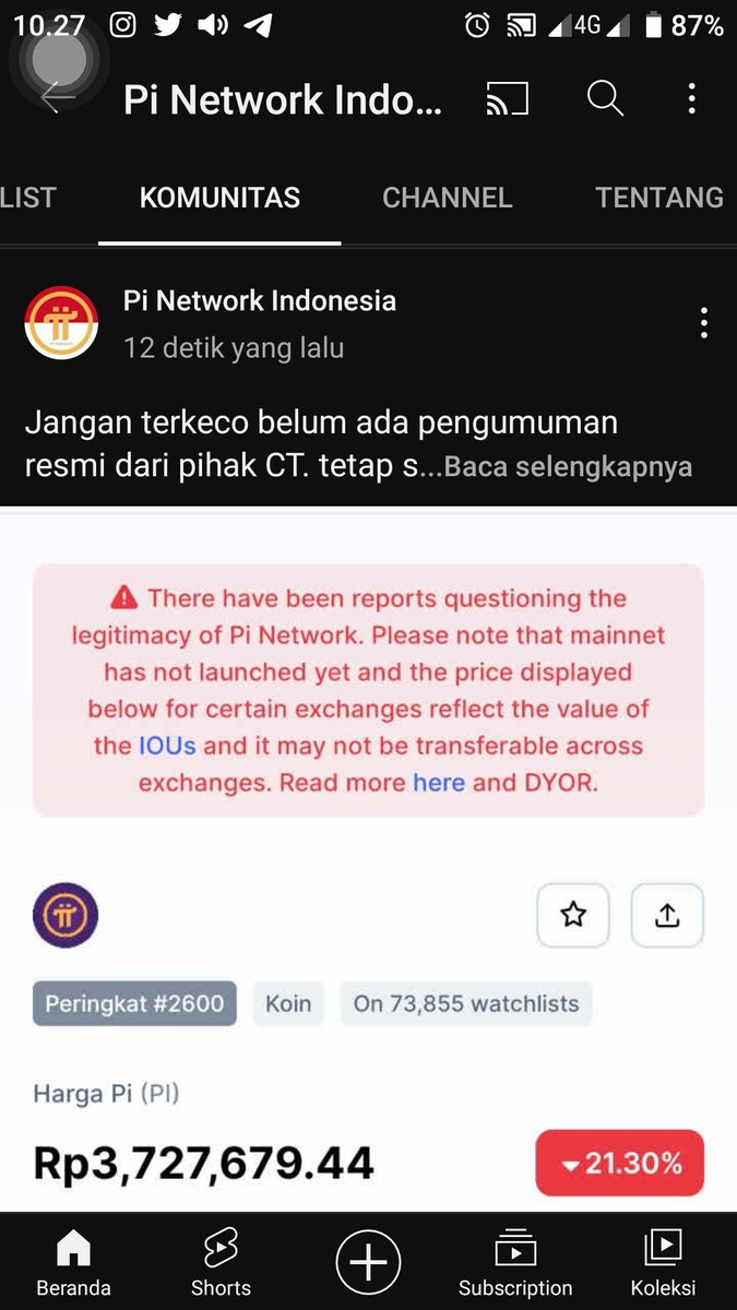 Pi_Network_INA's tweet photo. Agar tidak gagal paham Selengkapnya ada di channel #Pi_Network_INA https://t.co/jxQghx8QPl https://t.co/3ogFnkDOBc
