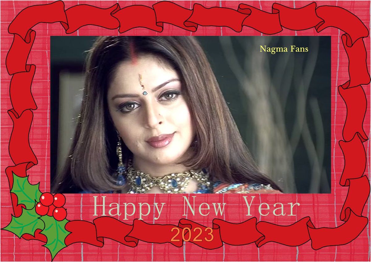 NagmaFans's tweet photo. #HappyNewYear #HappyNewYear2023 #Nagma #Nagmalove #NagmaForLoksabha #NagmaFans #TamilActress #indianactress #Politicians https://t.co/F1b5g3ZcOb