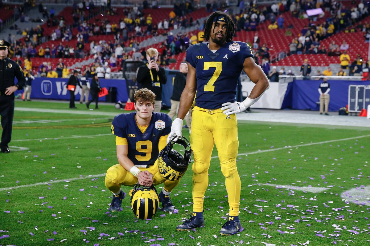 Despite the loss tonight, Michigan had a season to remember:

13-0 for first time in school history
Back-to-back Big Ten titles
Back-to-back wins vs. Ohio St
Back-to-back CFP semifinal appearances

They’ll be back next year.