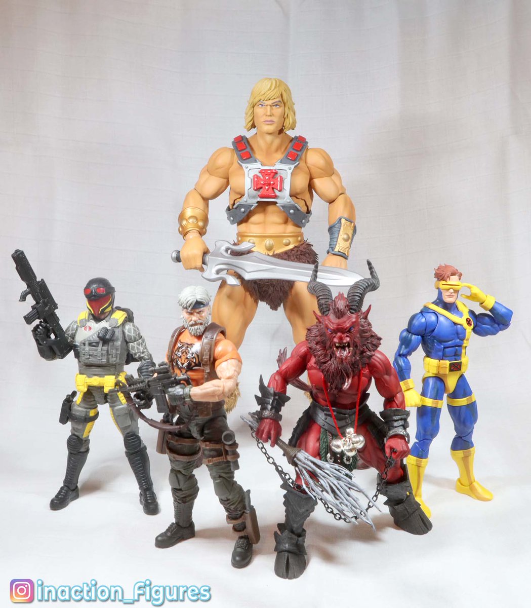 NearMintFanboys's tweet photo. Couldn't decide on a #Fanboy5 Top 5 Action Figures of 2022 so I went with the Last 5 Figures Purchased instead.

#ActionFigureCollector #HeMan
#GIJoe #XMen #Krampus #Toys
#ToyCollector #ToyPhotography
#ActionFigurePhotography
#NewYearsEve2022 #NYE
#NYEABC #MotU
#GIJoeClassified https://t.co/FzJOklScFl