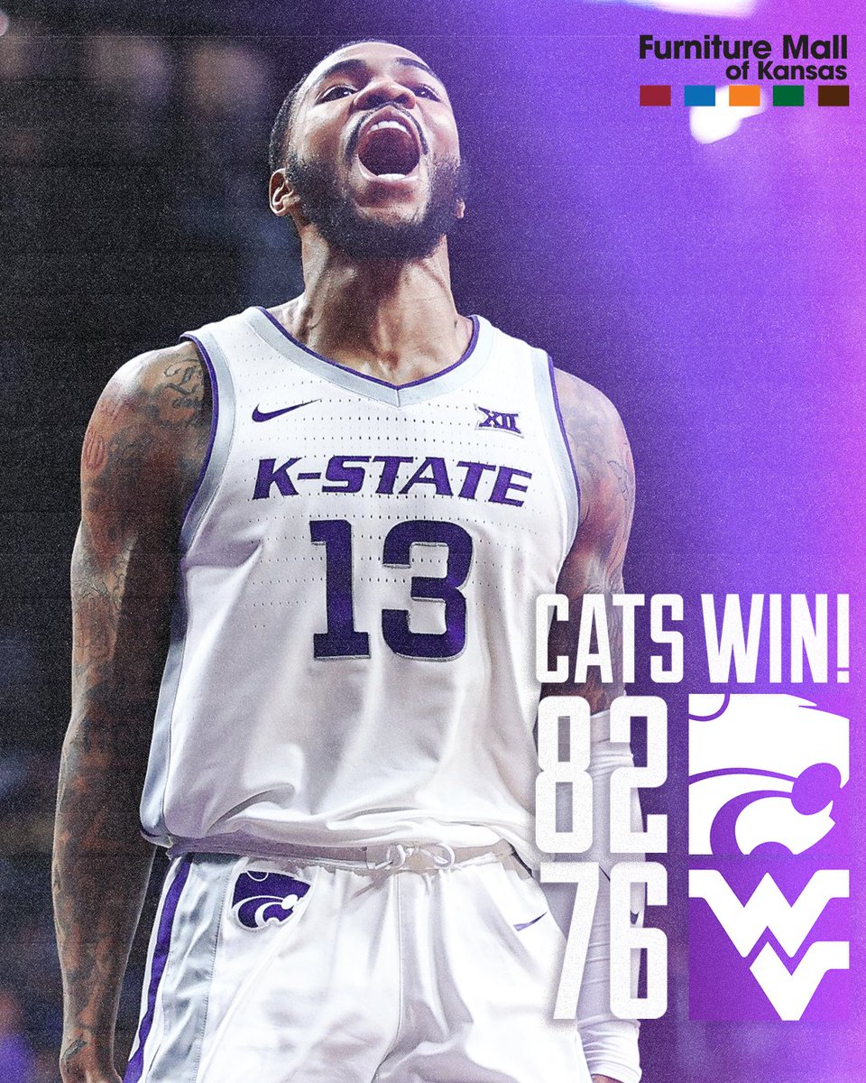 KStateMBB's tweet image. CATS WIN!!!