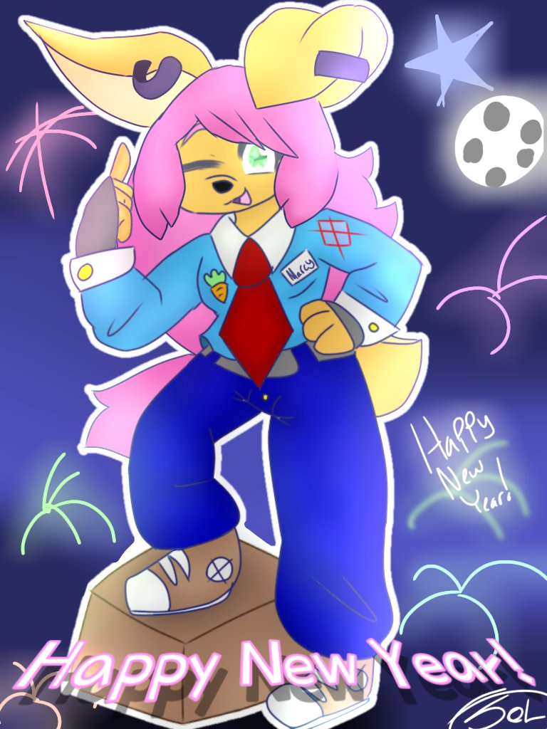 SpeedpaintBun's tweet photo. This is just some New Year's art! ^^ Happy New Year's everyone!
#newyears #art #artist #cute #kawaii #bun #bunny #rabbit #2022ends #midnight #celebration #fireworks #carrot #earrings #gloves #tie https://t.co/hY3IYtRMM2