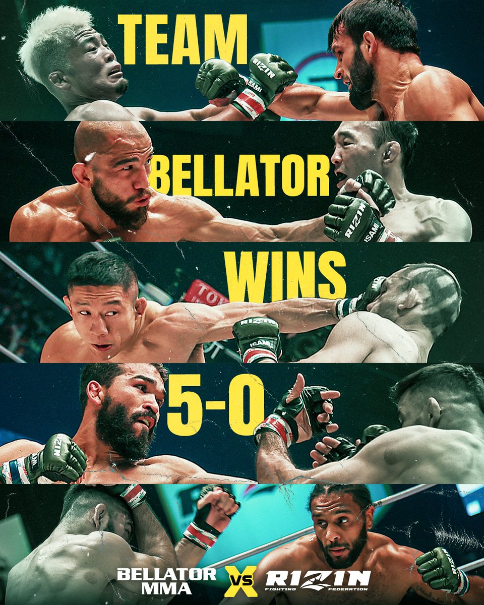 RT @BellatorMMA: An 𝗵𝗶𝘀𝘁𝗼𝗿𝗶𝗰 night at the Saitama Super