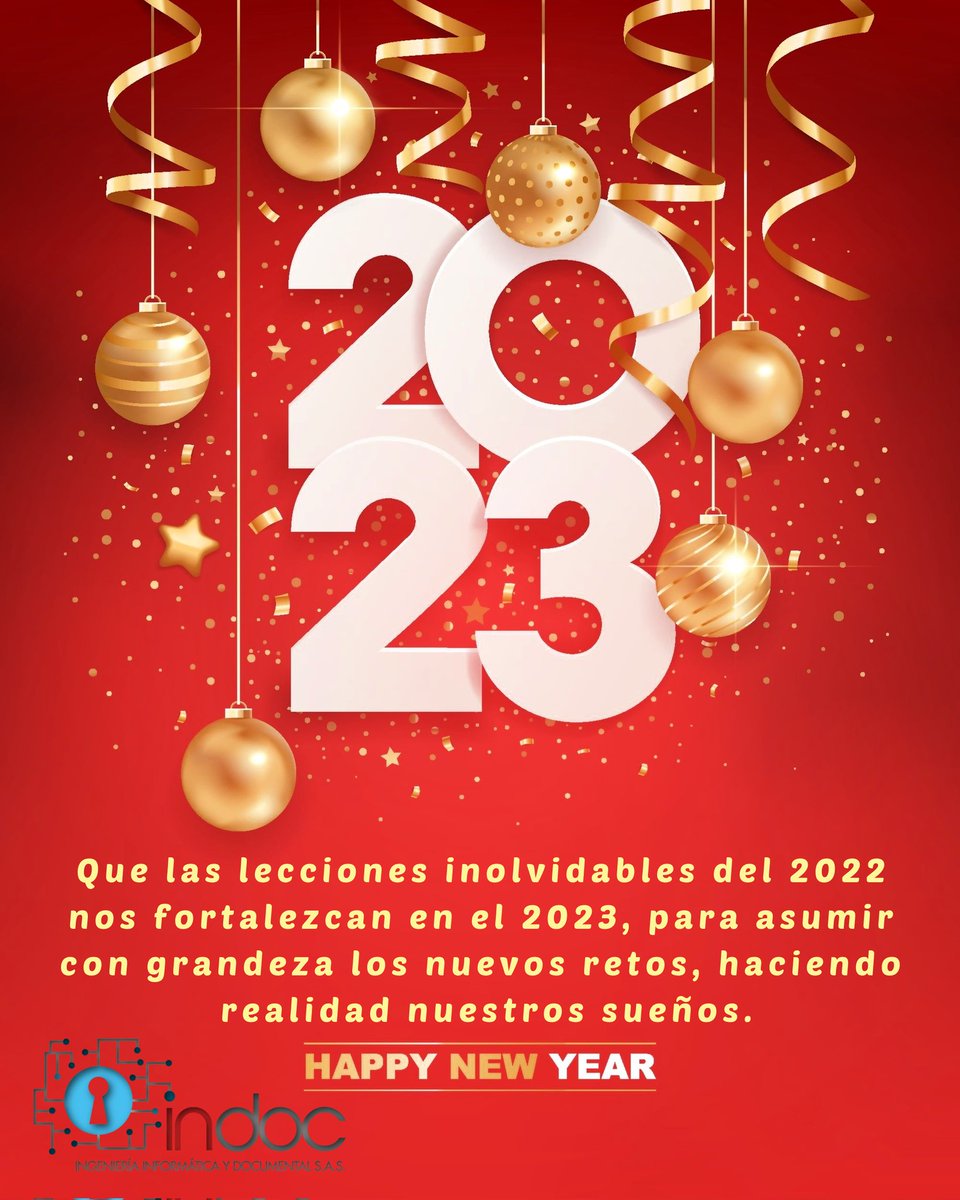 IndocCyber's tweet photo. ¡Feliz año nuevo 2023!
#Indoc #Indoccyber #tecnología #technology #ciberseguridad #cybersecurity #añonuevo #2023NewYear #NewYear https://t.co/2HCJEdxh4w