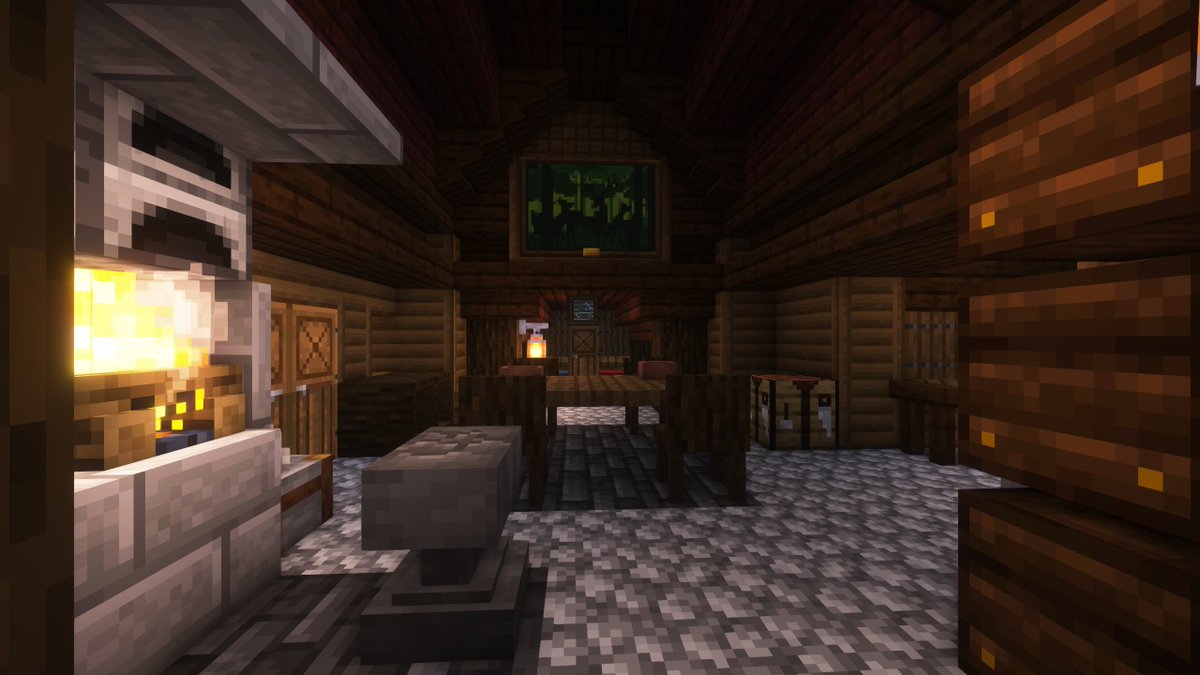A happy new year with this little modded, survival winter cabin!