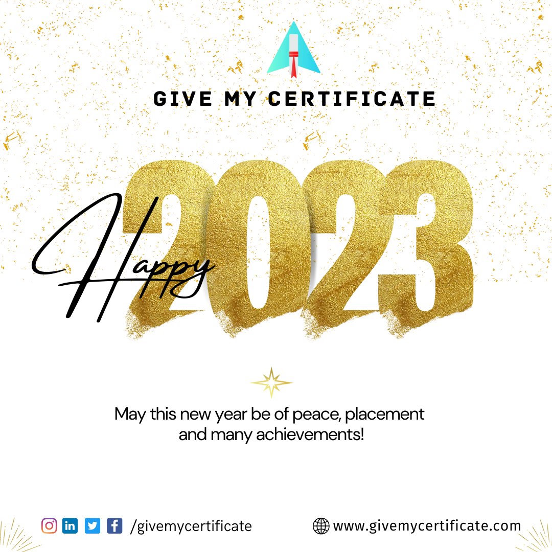 givemycert's tweet photo. Happy New Year! May the coming year be full of grand adventures and opportunities
#nye2022 #newyears #happynewyear #newyearnewme #hello2023 #bye2022 #rip2022 #newyearseve #newyearsresolutions #nyegoals #newyearscelebration #newyearsday #freshstart #givemycertificate #seo #trendy https://t.co/rwLu8tGfYm