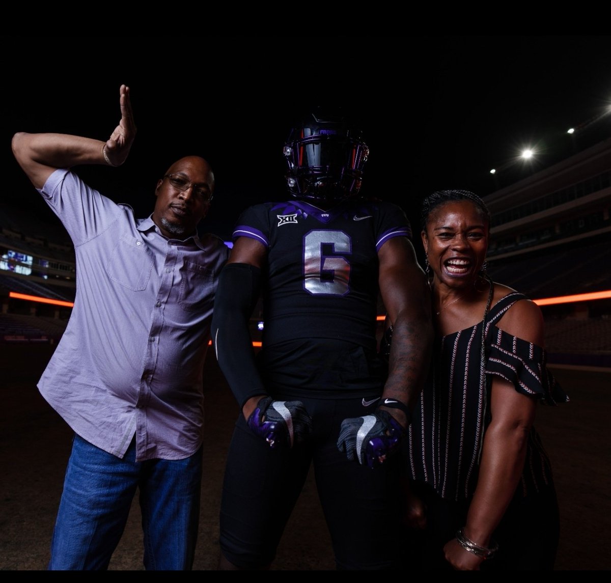 Congrats @TCUFootball on reppin that @Big12Conference from @itszachszn and The Chapman Family #FiestaFrogs #DFWBig12Team
