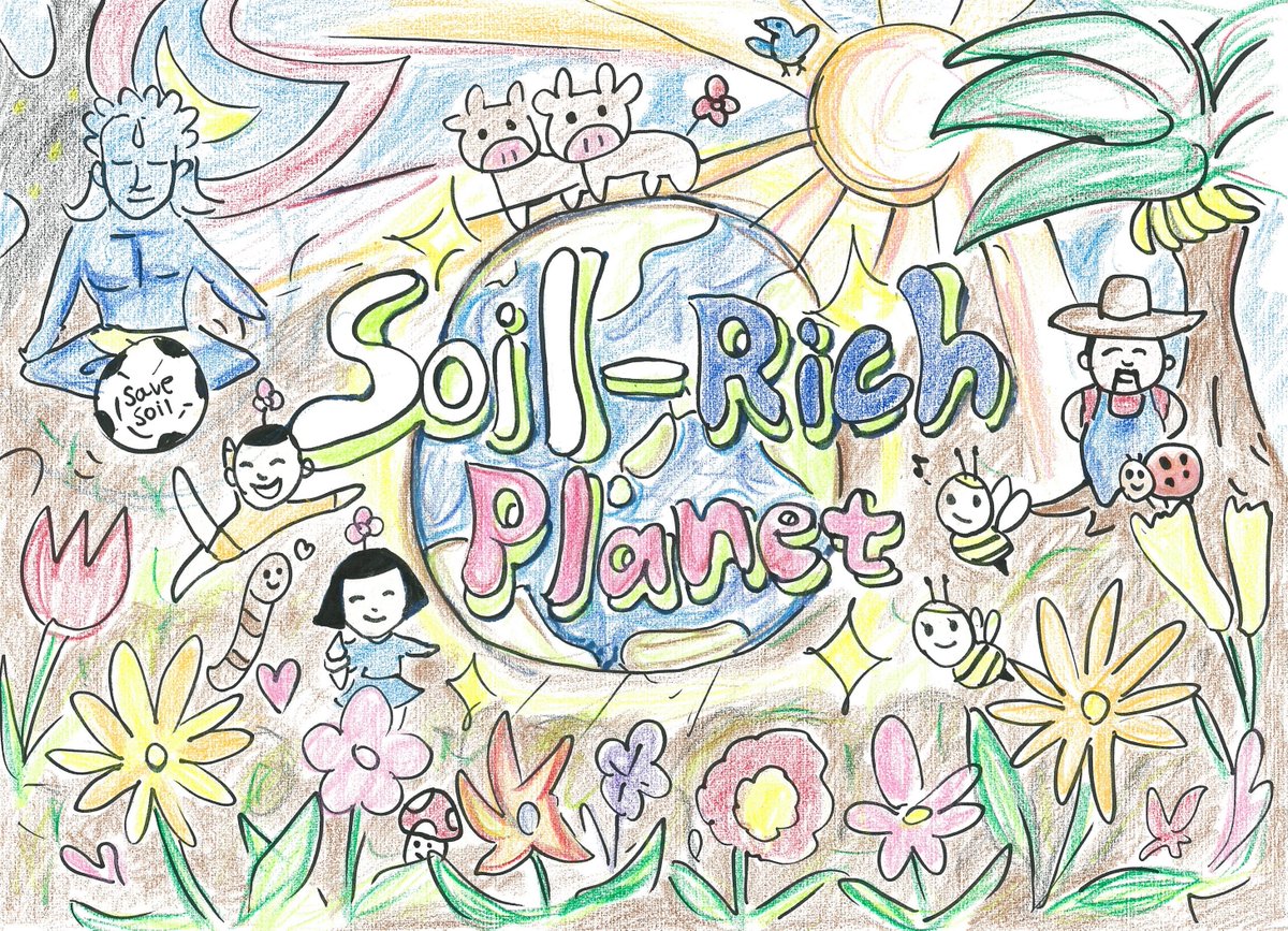 In 2023, may more SOIL be filled with organic matter🍂 and may all beings grow healthy and happy🍀🥰🌈
(Illustration by @T_A_HIROSHI)
#SaveSoil  #SDGs #NewYearWishes @FAO #SoilChallenge  #サステナブル