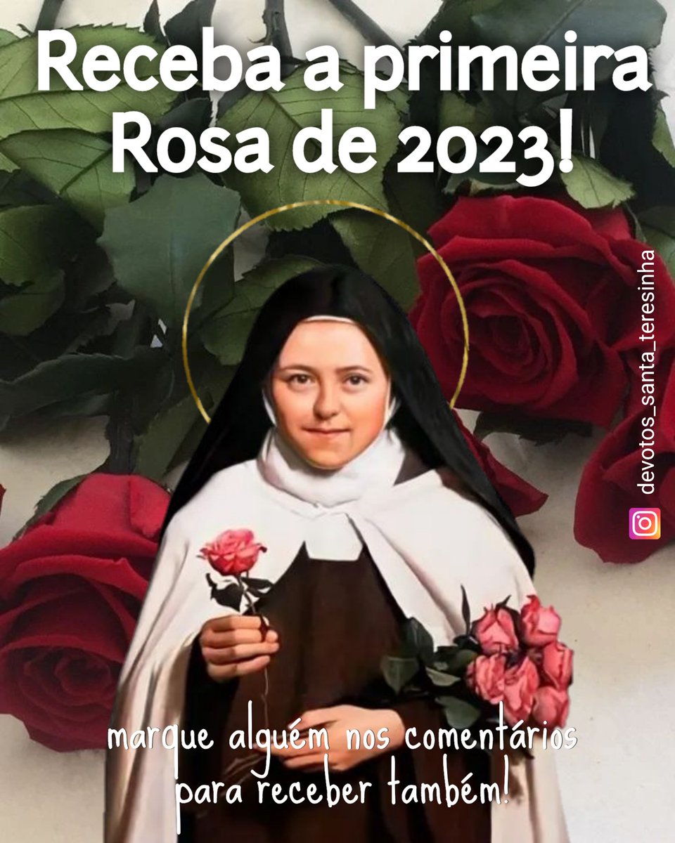 QUE SANTA  TERESINHA DO MENINO JESUS, TE ABENÇOE E INTERCEDA SEMPRE POR VOCÊ!

SANTA TERESINHA,  ROGAI POR NÓS! 🙏❤️🌹😇

🌹🌷🌹🌷🌺🌸🌹🌹🌸🌺🌷🌺🌺🌸🌷🌺🌸🌸🌸🌺🌷🌷🌺🌸🌸🌺🌺🌷🌺🌺🌸🌹🌸🌺🌷🌷🌺🌺🌸🌹🌺

#santaterezinhadomeninojesus #pequenavia  #chuvaderosas 

<a href="/StaTeresinha_/">Devotos Santa Teresinha do Menino Jesus</a>