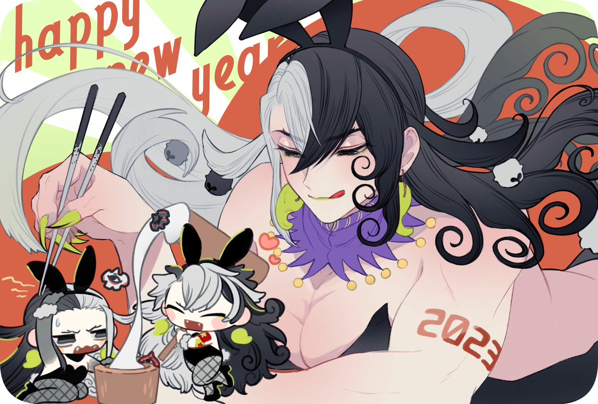 あけおめバニーちゃん🎍🐰🐰🐰🎍