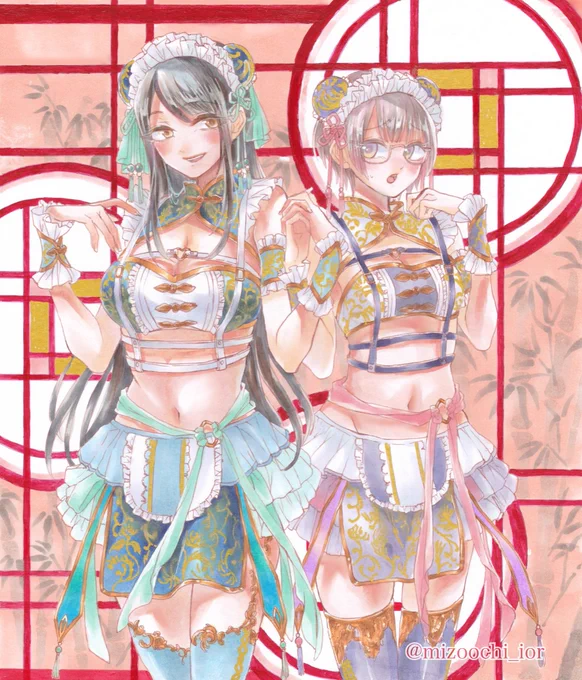 おかえりなさいませご主人様#いおりさんの塗り練#コピック 