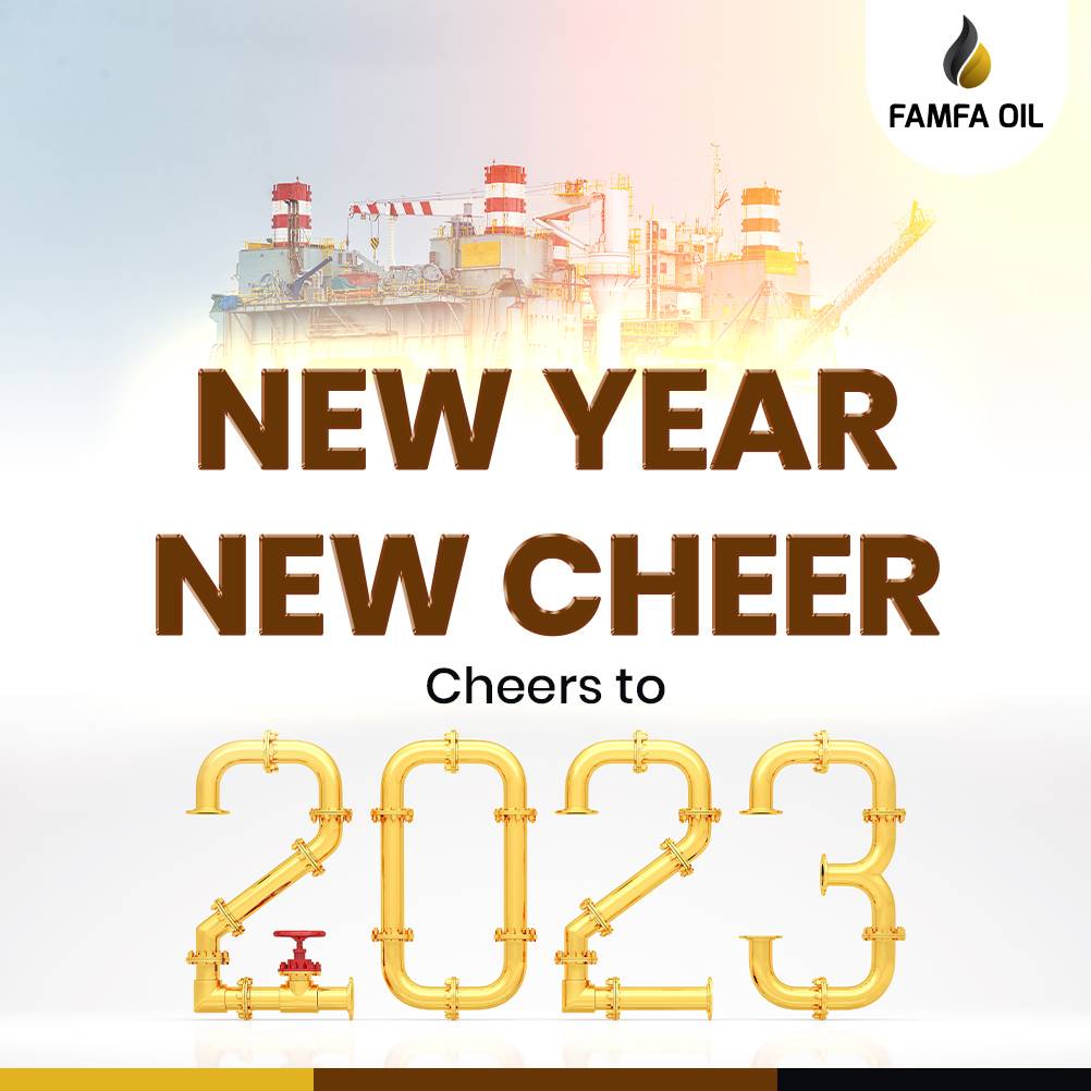 FamfaOilLimited's tweet photo. Happy New Year! May the new year be filled with new cheers.
#famfaoil #oilandgas #petroleum #HappyNewYear https://t.co/WoDgEL0AkF