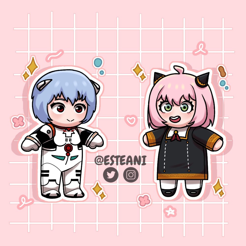 ESTEANI5's tweet photo. Peluchitos de rei chiquita y ania 🫶 
#SPYxFamily #SPYFAMILY #reichiquita #reiayanami #スパイファミリー #spyxfamilyfanart https://t.co/3EL2FfhiYx