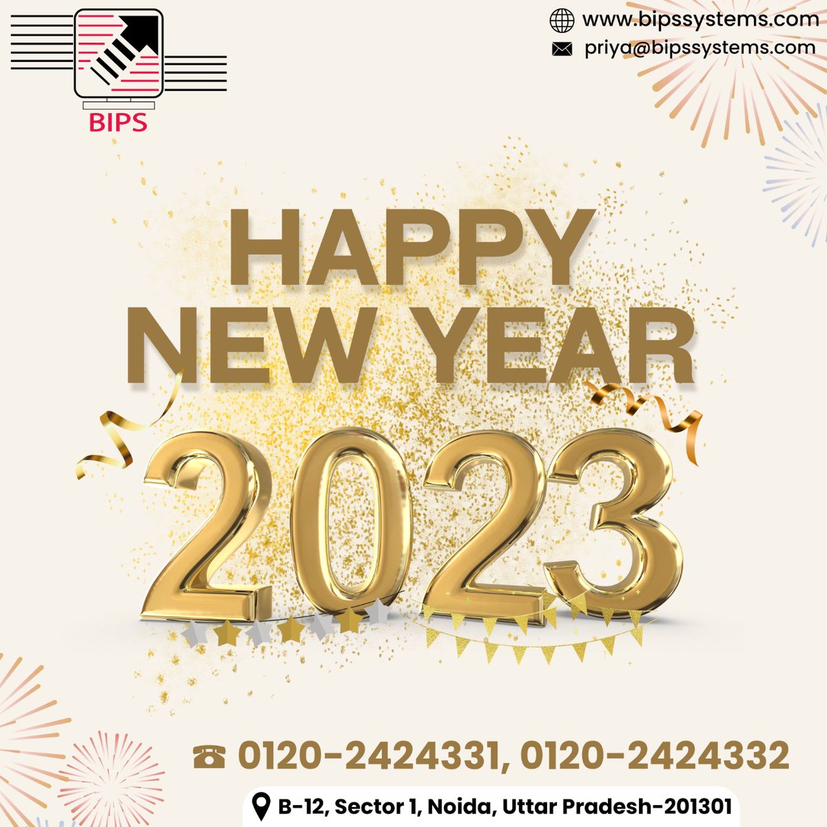 SystemsBips's tweet image. Wishing you and your family a bright, healthy and successful year ahead Happy New Year 2023🥰😊We are truly grateful for your continued business and support. We look forward to many more years of our strong collaboration.🎊
#HappyNewYear2023 #bips #NewBeginings #indiangovt #delhi