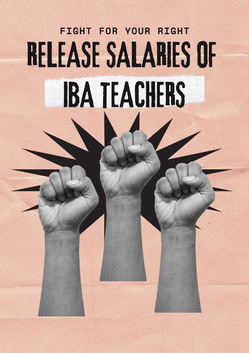 MsMuftah's tweet photo. #ReleaseSalariesOfIBA22Teachers https://t.co/EH0EKP2giB