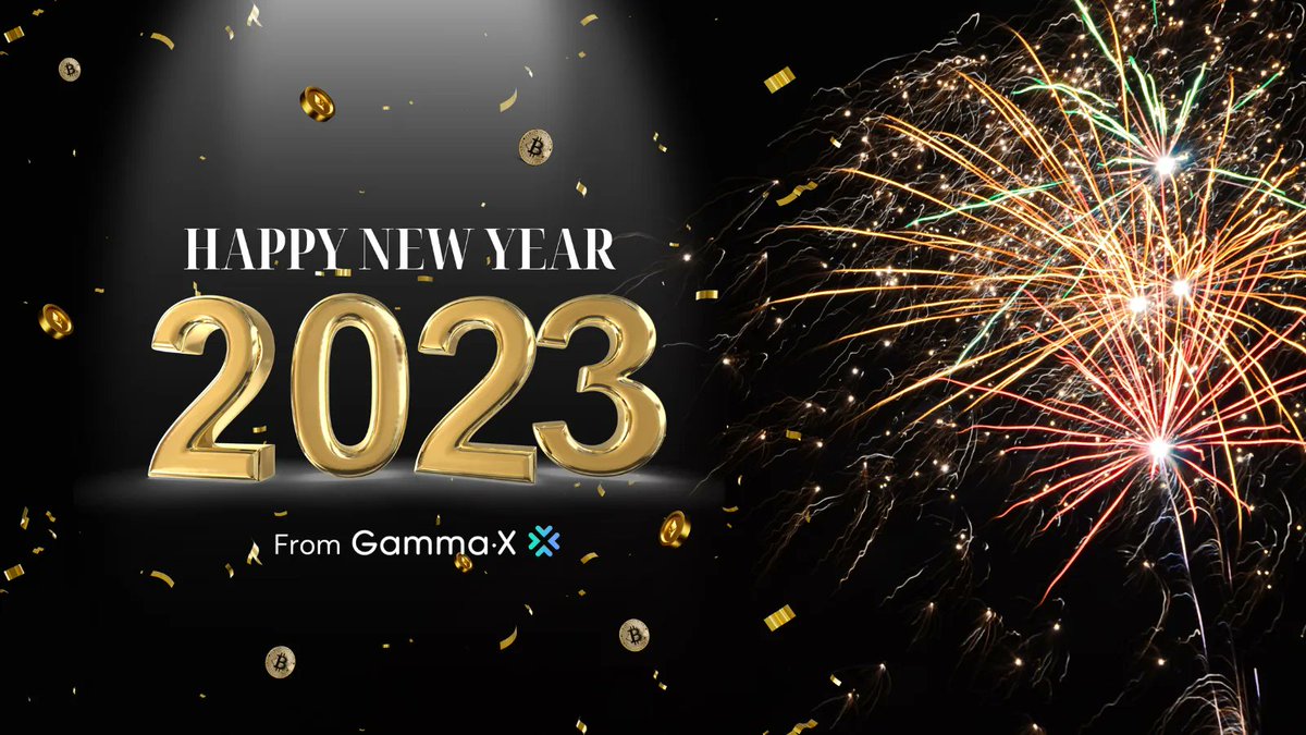SirfegaEvm's tweet photo. The GammaX team wishes you all a Happy New Year! 🎉

May your 2023 be filled with growth and prosperity. 🙌 https://t.co/7rVkBqAqYT