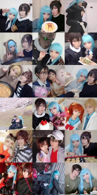 今更ですが2022年のコスプレまとめてみました。こう見ると色々やったなぁ クロさん()#コスプレ総決算2022 #2022コスプレ総決算 