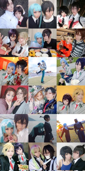 今更ですが2022年のコスプレまとめてみました。こう見ると色々やったなぁ クロさん()#コスプレ総決算2022 #2022コスプレ総決算 