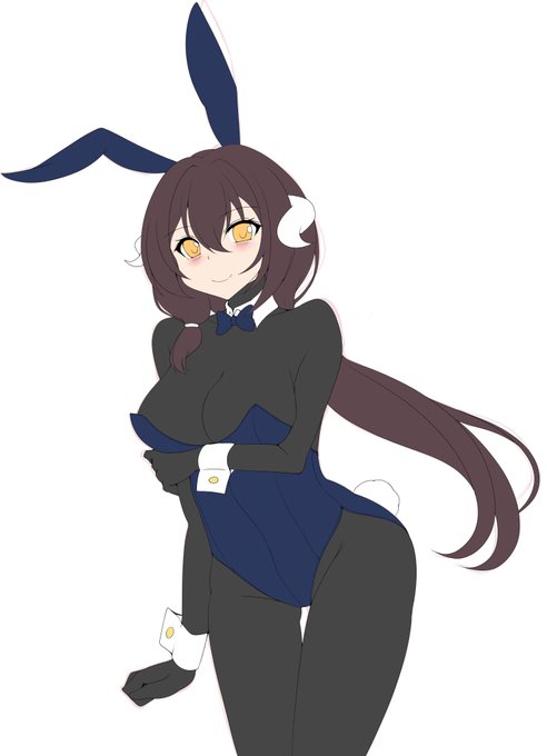 ぴっちりバニーの三笠の下描き 