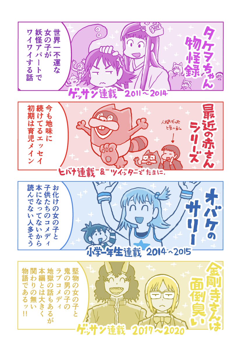 フォロワーさん増えたのと新年のご挨拶代わりに自己紹介漫画描きました。
こういうものです。
今年もどうぞよろしくお願いします。
喪中なのでお祝い割愛。 