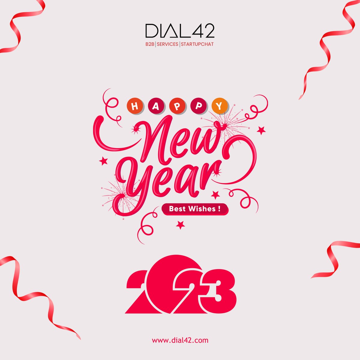 dial__42's tweet photo. -A VERY HAPPY NEW YEAR FROM  "DIAL42" to you all 🎊🥂
Congratulations on overcoming every hardship and challenge that this year tossed at you with nothing but strength and resilience. Welcome "2️023"  with open arms, a brand-new mindset.
#NewYear2023 #HappyNewYear #Dial42 https://t.co/SoW1EcQR9v