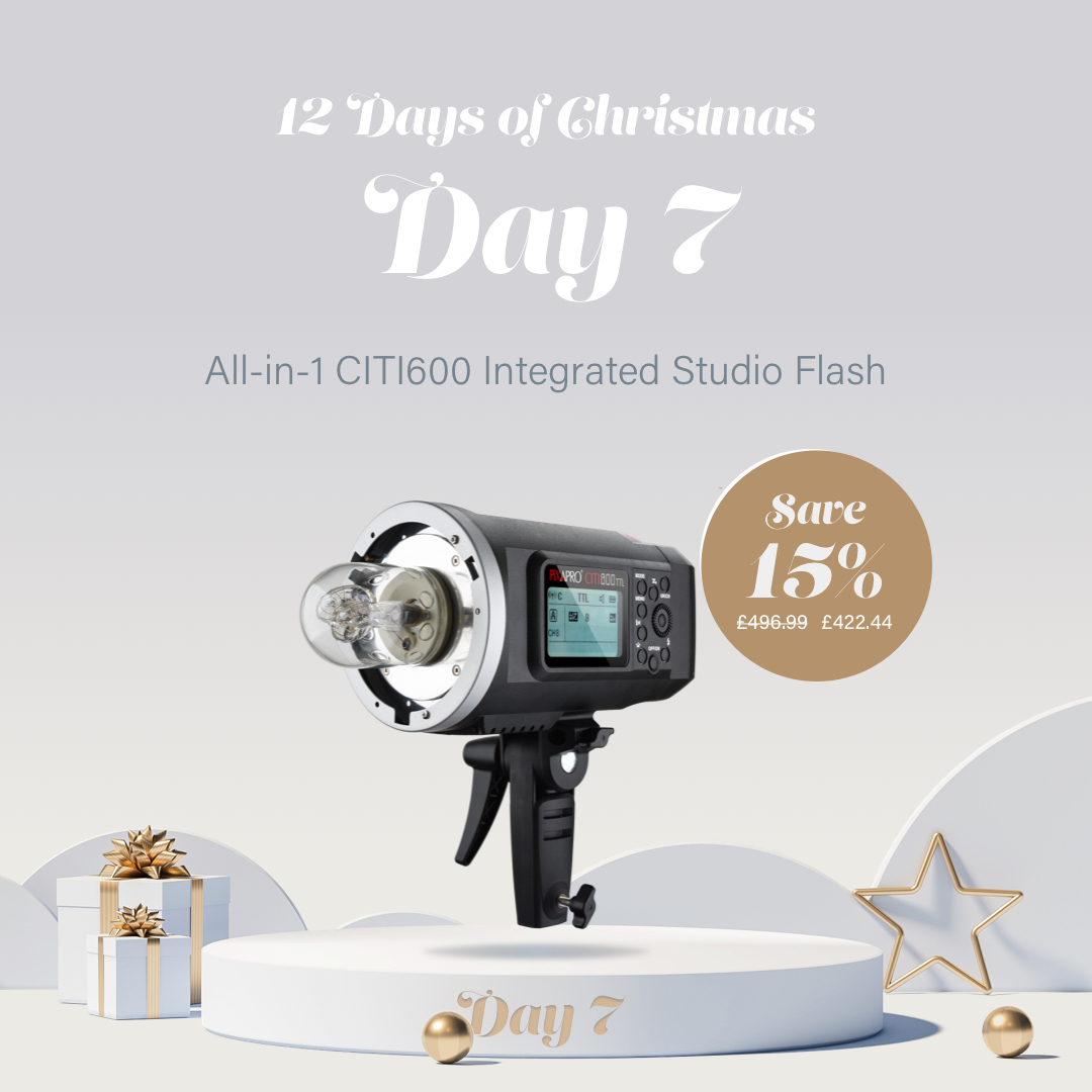 PIXAPRO_UK's tweet image. On the seventh day of Christmas, save over £60 on the CITI600 Manual Studio Strobe! This powerful 600w flash is perfect for studio or location working!. Offer available between 1st-6th Jan essentialphoto.co.uk/products/pixap…
#ad600 #godox #godoxusergroup #600w #studiostrobe #flash #pixapro