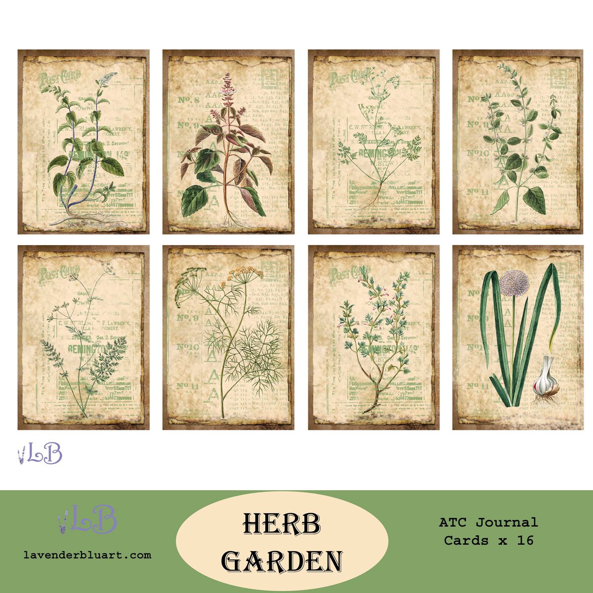 LBluart's tweet image. Smart Buys! Journal Cards Herb Garden | Printable Journal Kit | ATC Journal Cards starting from $3.00 at etsy.me/3WJOeLU See more. 🤓 #JournalCards #HerbJournal