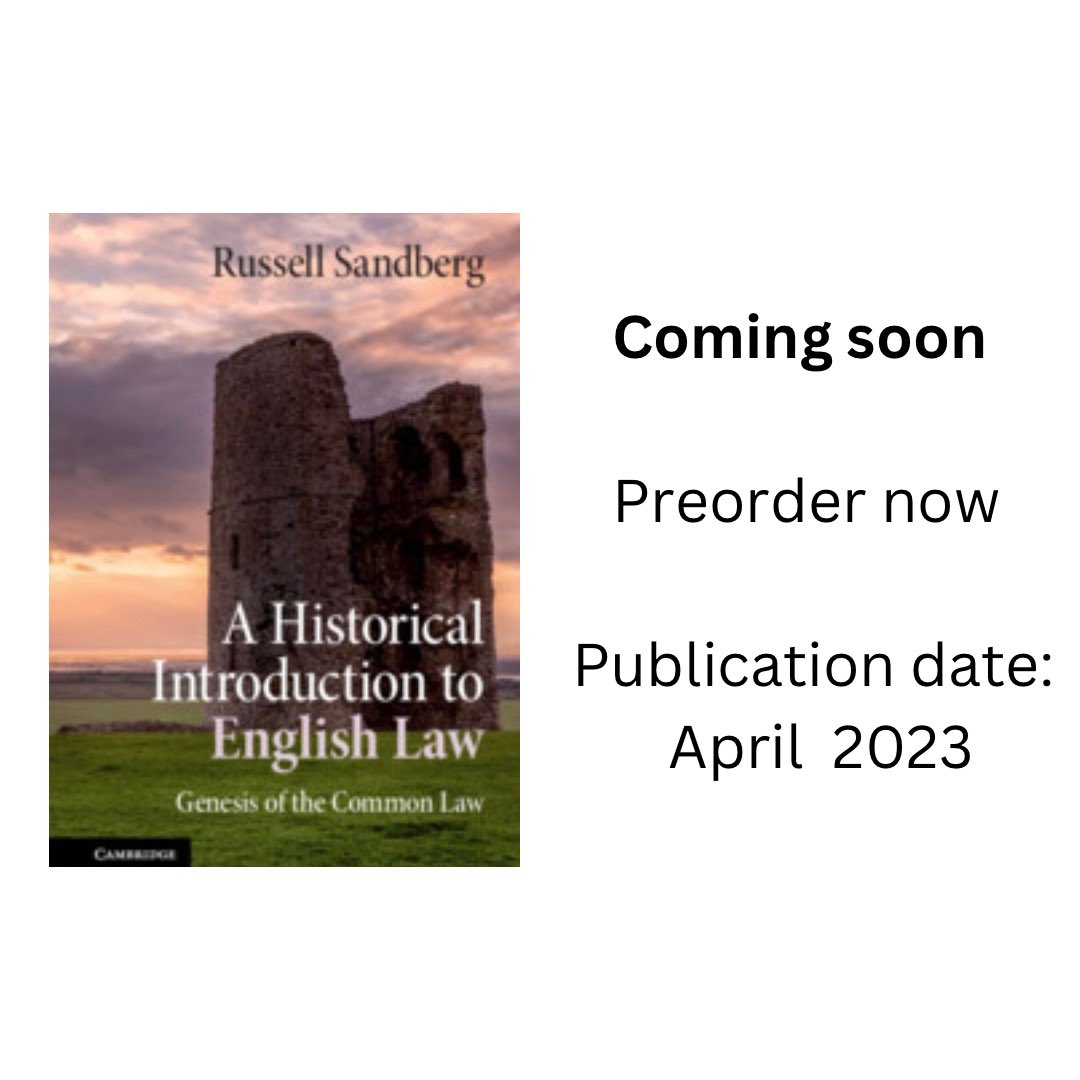 sandbergrlaw's tweet photo. Happy New Year!
In 2023, the past is the future!
Delighted that this year will finally see the publication of my new textbook which provides a prequel to the law degree: https://t.co/KCi1TQZkbV
#HappyNewYear #HappyNewYear2023 #2023goals #Law #IntroductiontoLaw #LegalHistory https://t.co/MIpAStxqeK