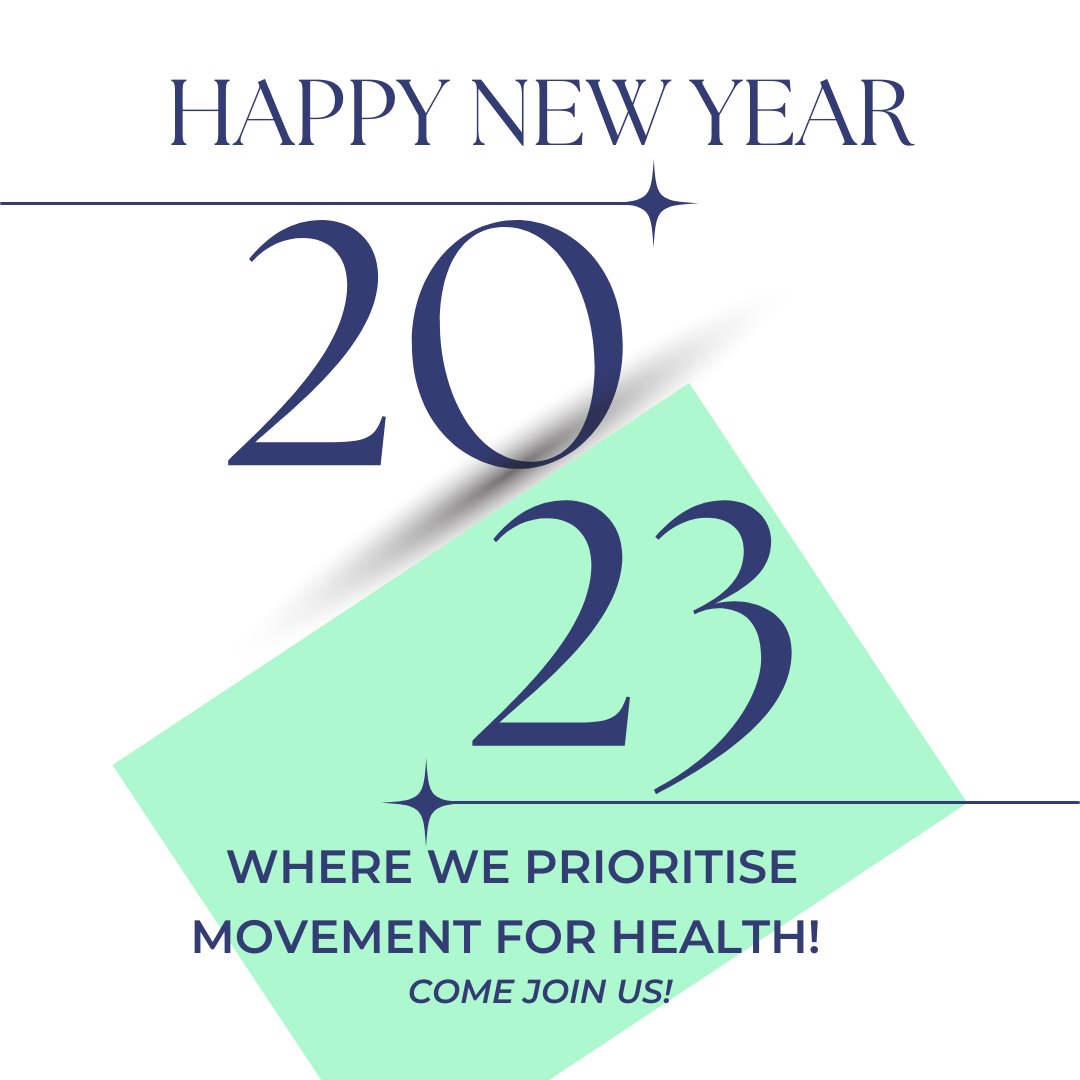 Happy New Year! 

May your exercise routine accumulate to 150 minutes of moderate exercise weekly or 7800 minutes (or more) over the year!

Wishing you a happy and healthy new year! 

 #islehealth #exercisereferral #movementasmedicine #lifestylemedicine #modernmedicine