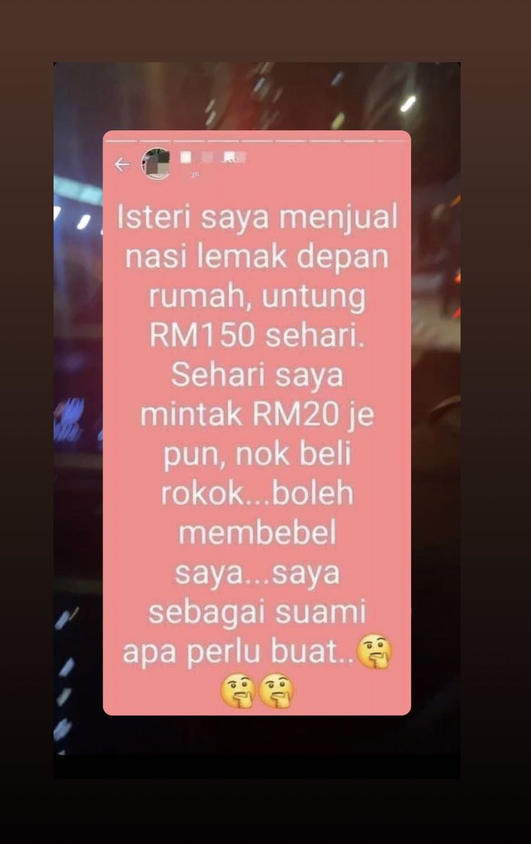 AbudiAlsagoff's tweet photo. Sebagai seorang suami, mati je lah senang kalau camtu mat. https://t.co/8sfyFQSe0E